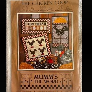 Vintage Quilt Pattern The Chicken Coop Set by Mumm’s The Word
